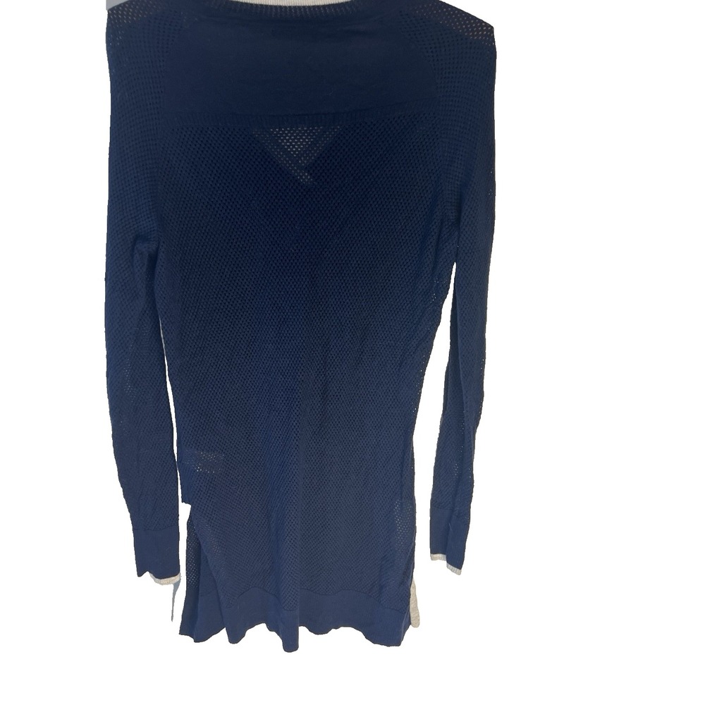 Smartwool Ripple Creek Tunic Sweater Women M‎ Blue Merino Wool Blend Classic - Picture 2 of 9